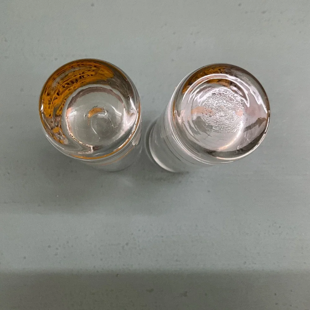 2 Hard Rock Cafe Shot Glasses Lake Tahoe Sacramento Souvenir Shooters Barware